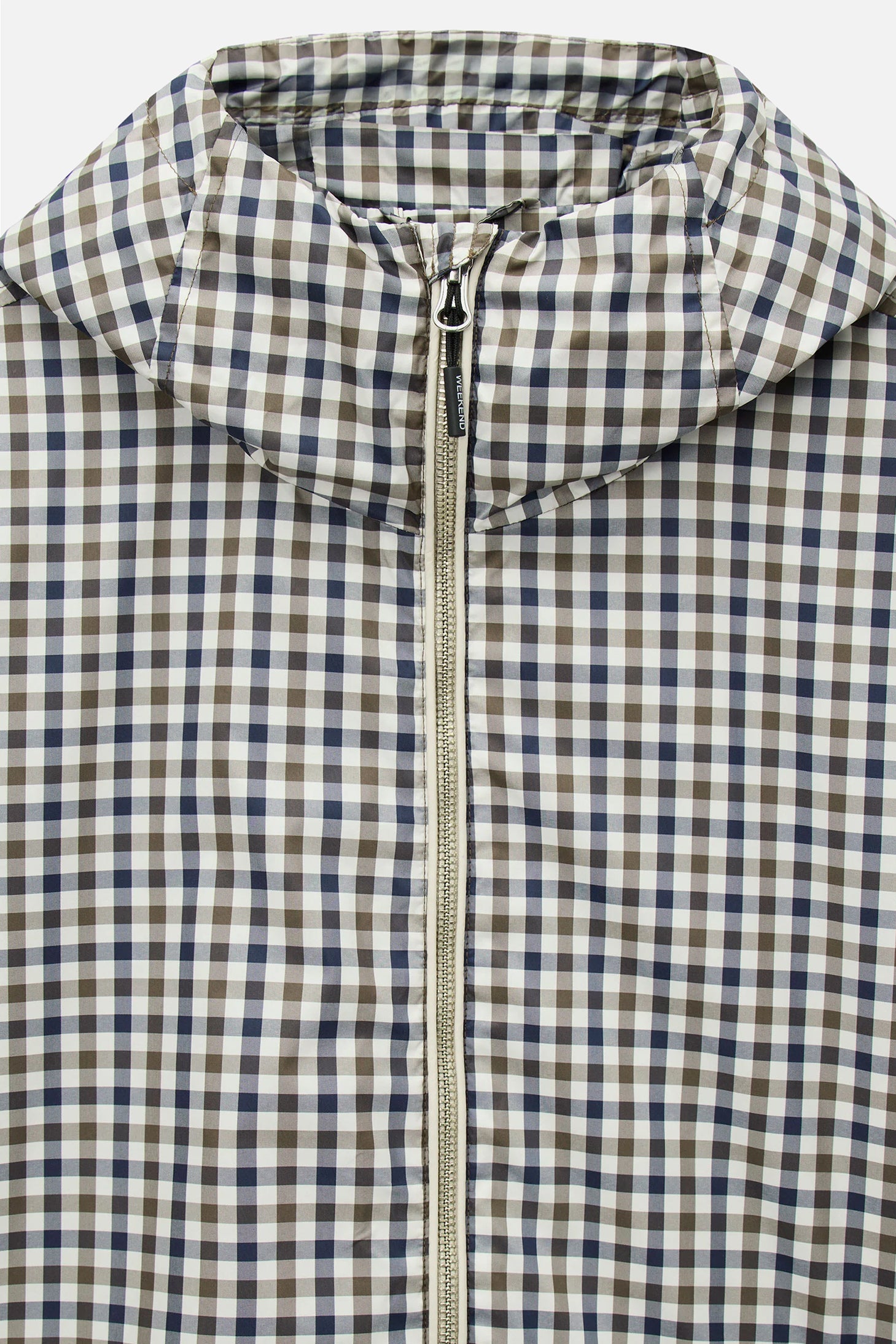 Campania Midhoch Check Windbreaker - Jacket
