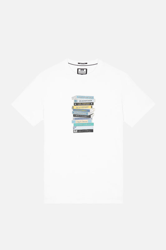 Cassette Tapes Graphic T-Shirt White