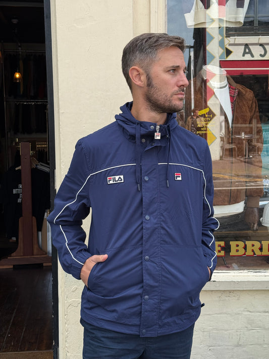 Gino Navy / Gardenia - Lightweight Jacket