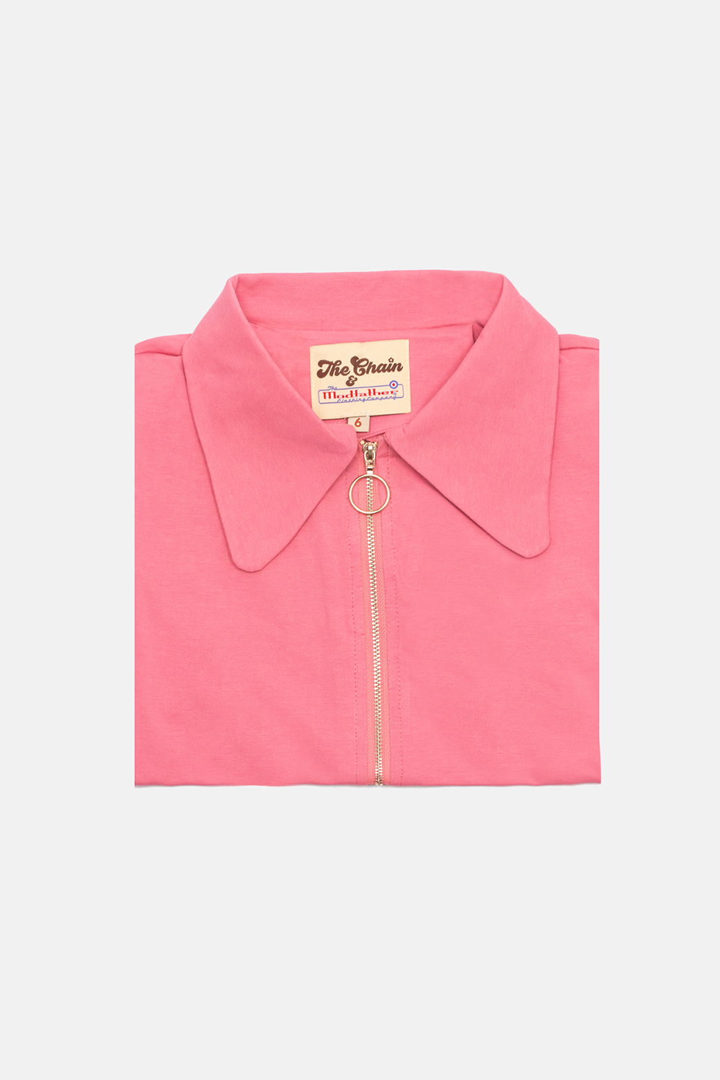 Exclusive 'Jagger' Dagger Collar  Pink S/S - Shirt