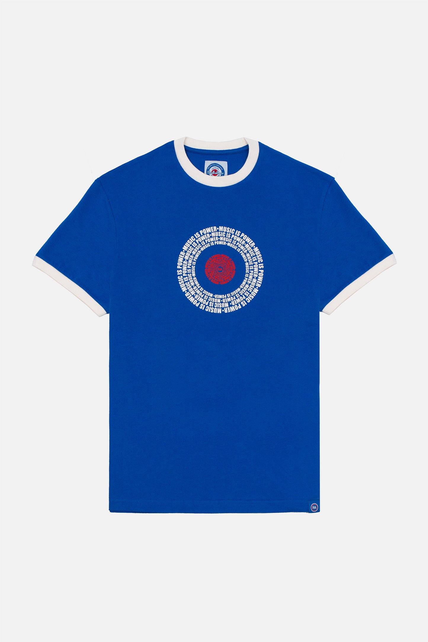 Music is Power Target Cobalt - T-Shirt