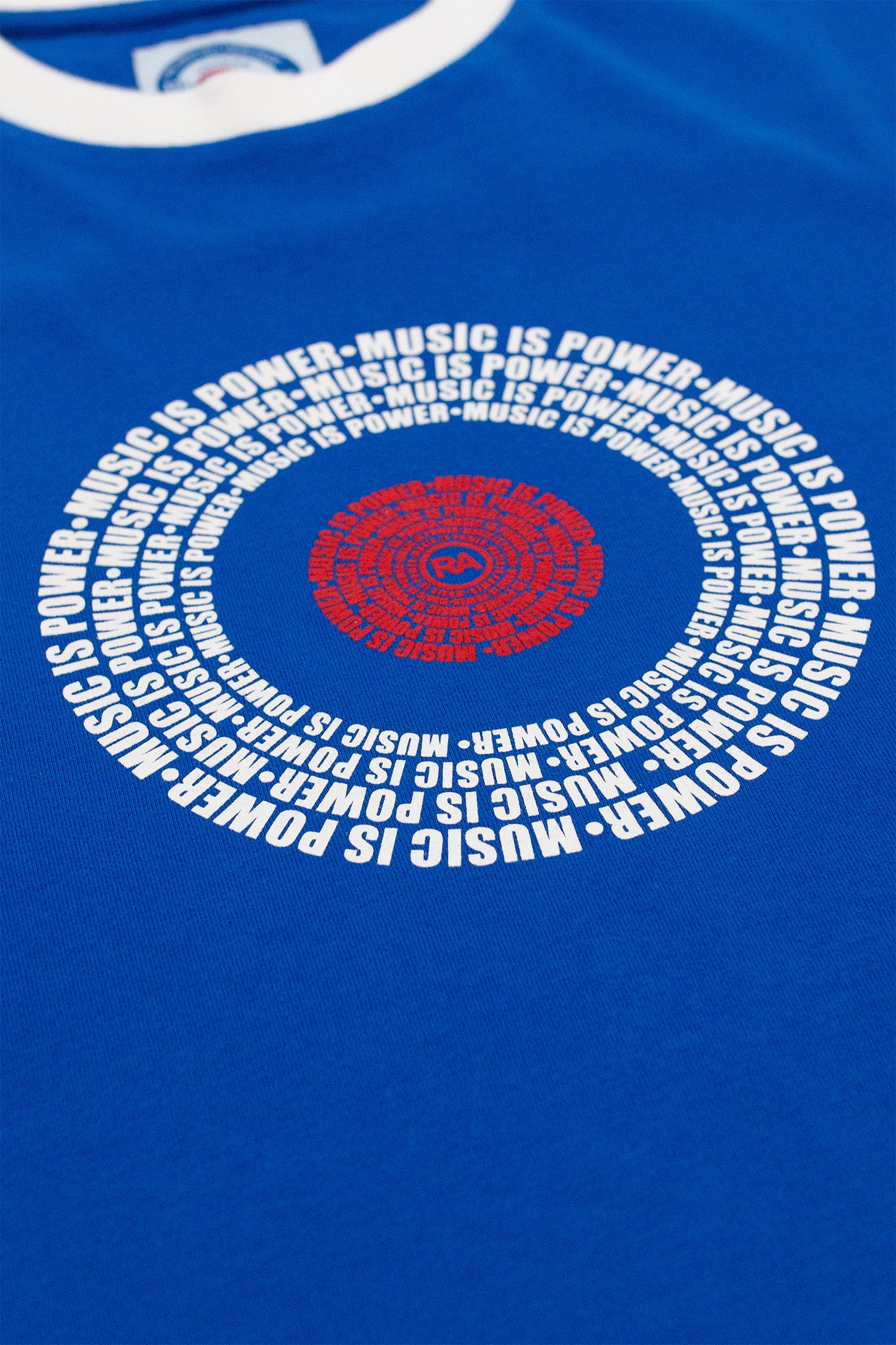 Music is Power Target Cobalt - T-Shirt
