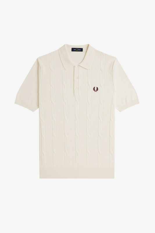 K1313 Textured Cable Knit - Polo