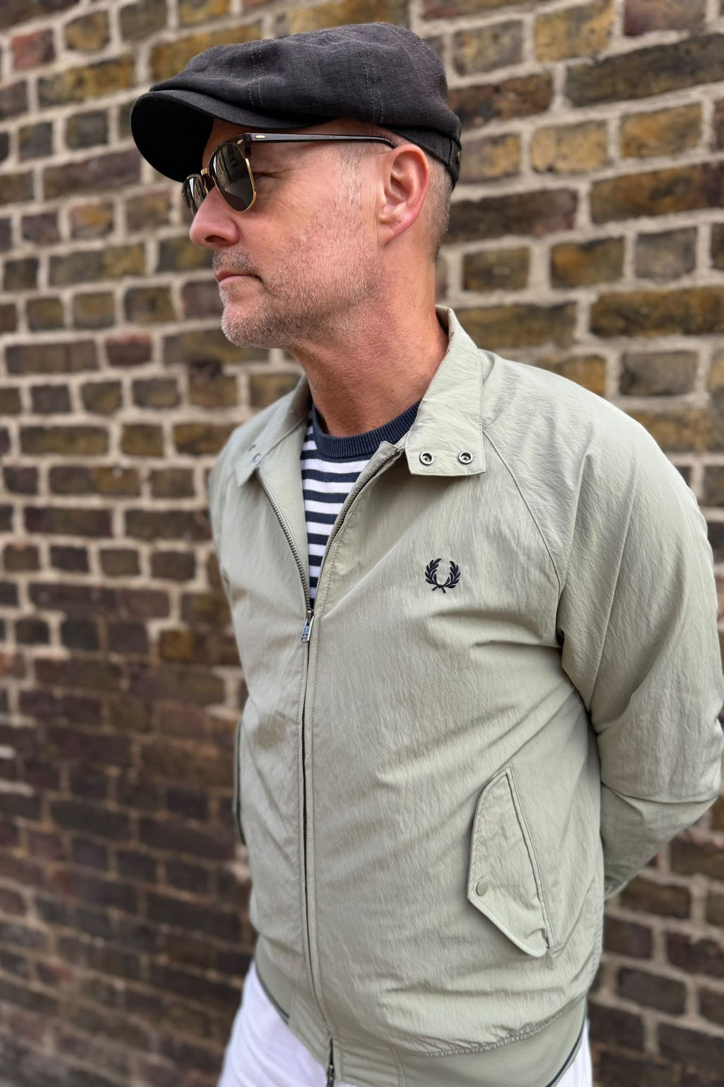 J3330 Crinkle Harrington Seagrass - Jacket