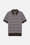 Fairisle Short Sleeve Ebony - Polo