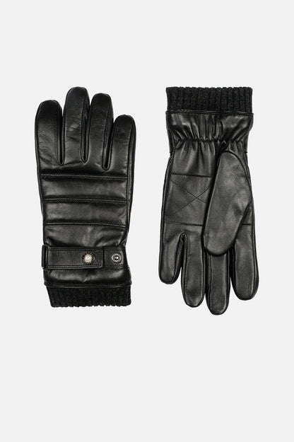 Leather Glove Black - Water resistant