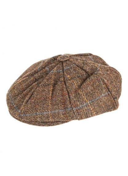Dents -Abraham Moon Tweed  - Chestnut  - Cap