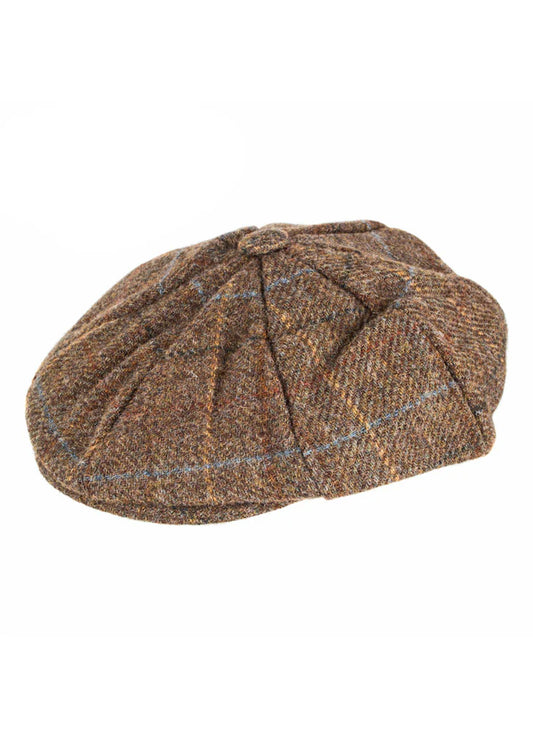 Dents -Abraham Moon Tweed  - Chestnut  - Cap