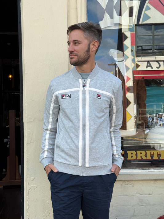 Emilio Gray Marl / Gardenia - Track Top