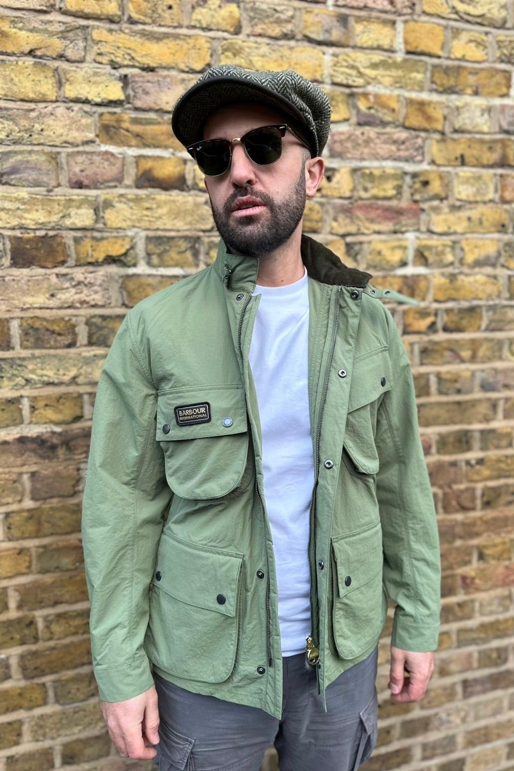 International Burnt Olive Green Showerproof - Jacket