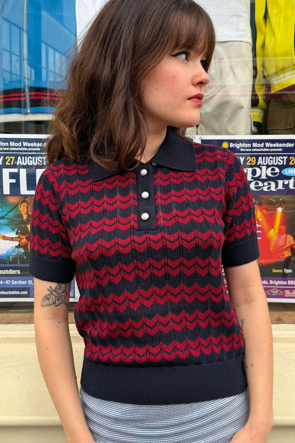 Supremes Fine Gauge Navy - Polo Knit