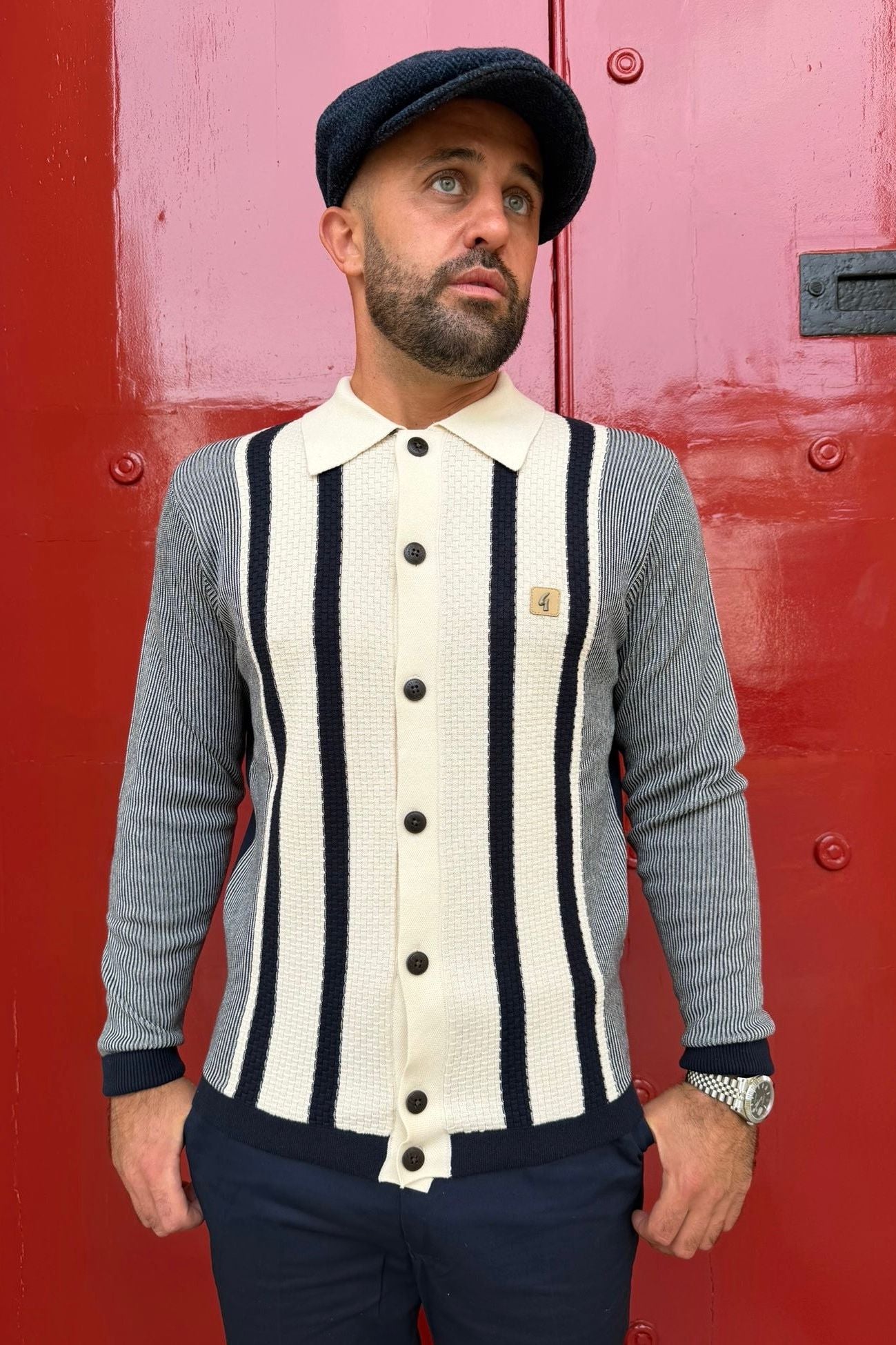 Pascal Navy - Knit