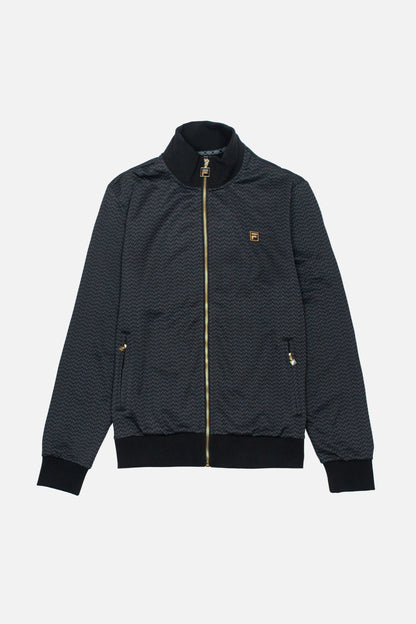 Gold Label Mathers Herringbone Black - Track Top