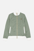 Mathers Herringbone Sea Foam - Track Top