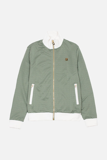 Gold Label Mathers Herringbone Sea Foam - Track Top