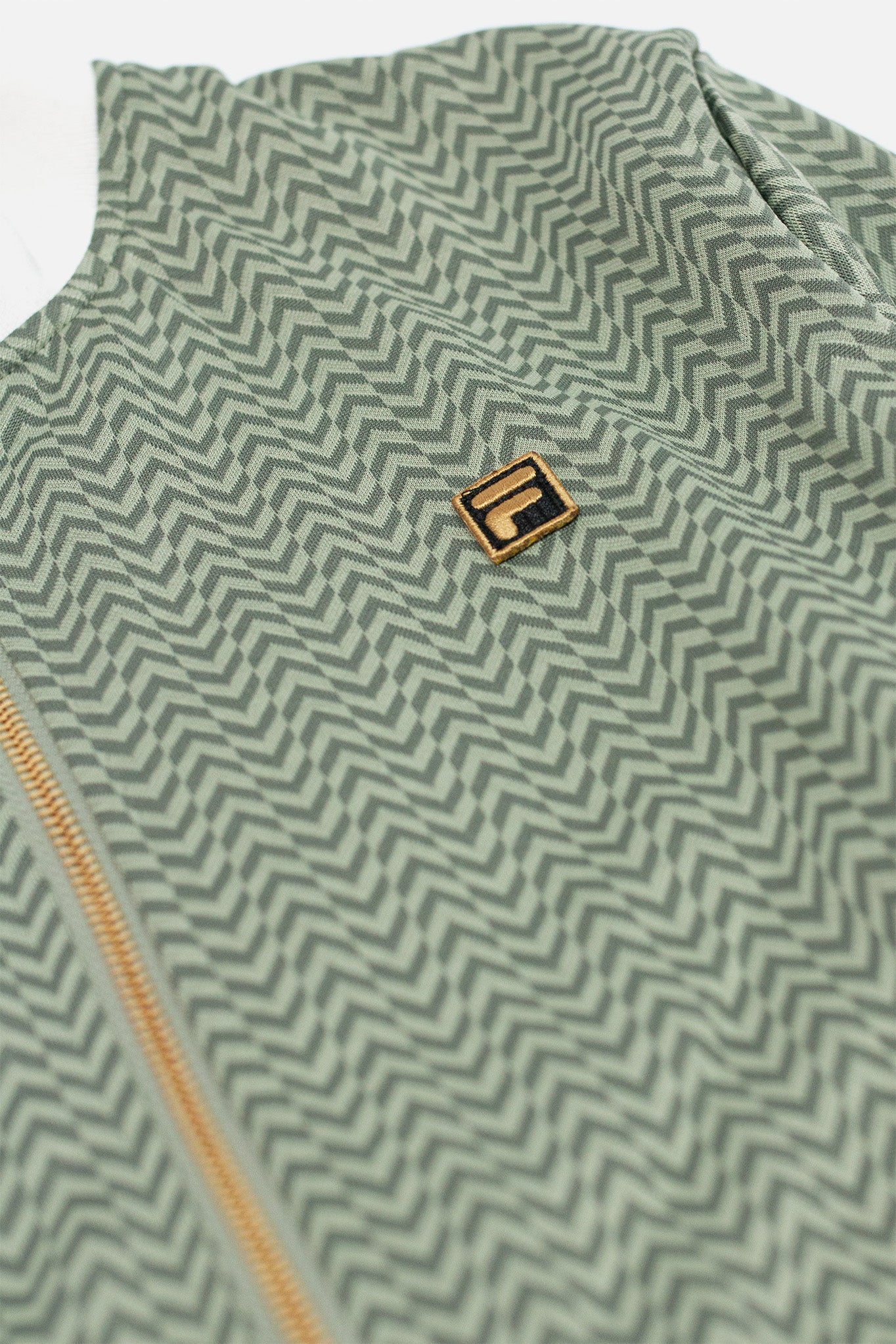 Gold Label Mathers Herringbone Sea Foam - Track Top