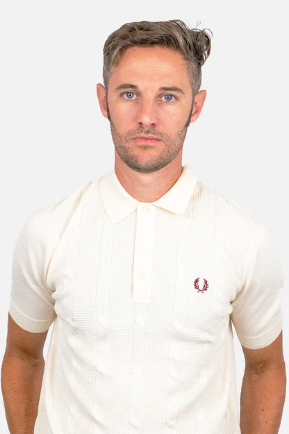 K1313 Textured Cable Knit - Polo