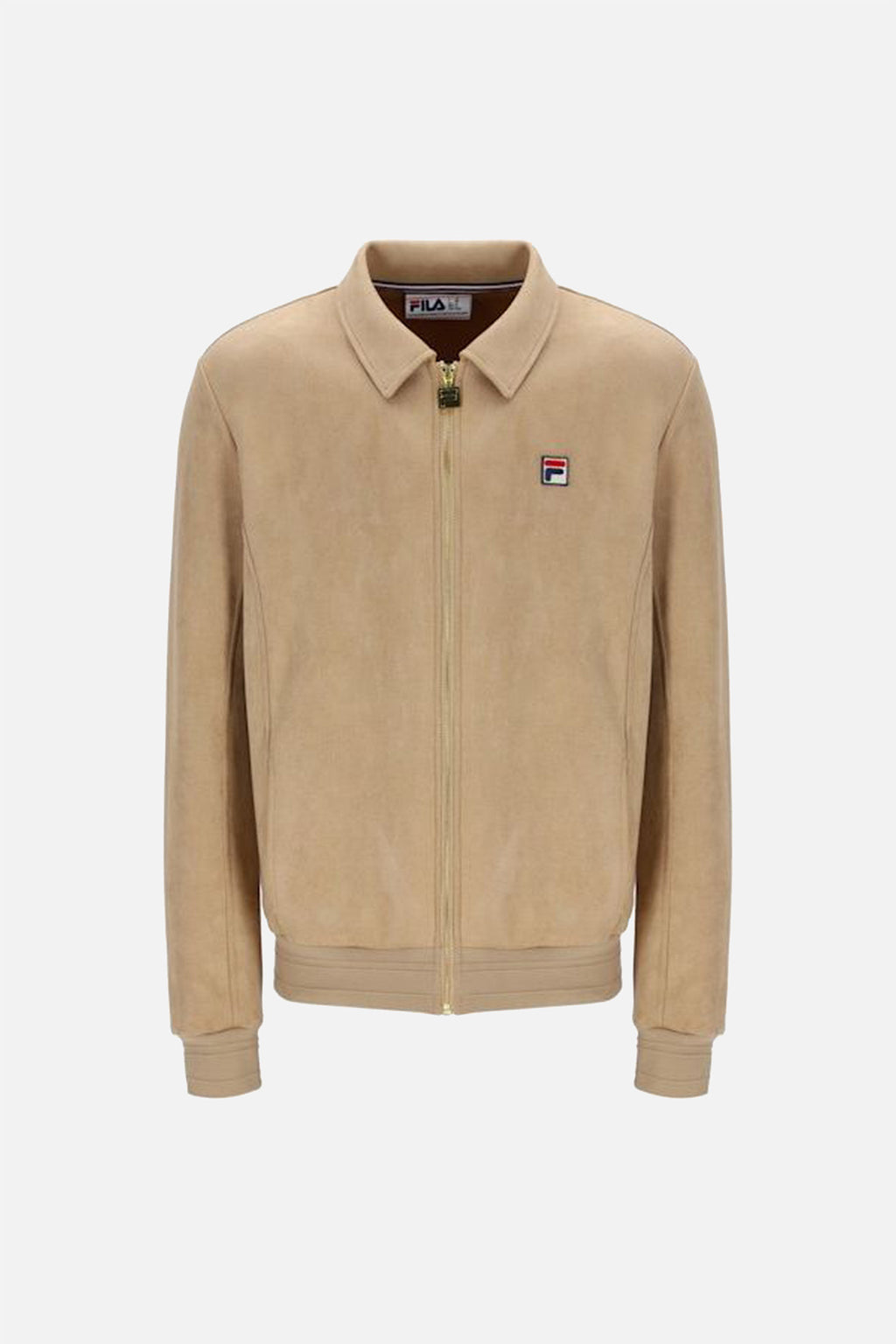 Francesco Classic Beige - Faux Suede Jacket