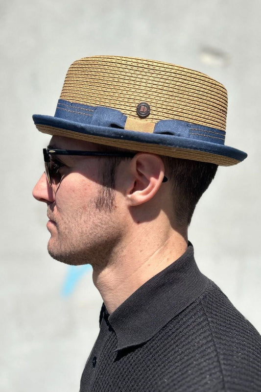 Rico Woven Pork Pie Mustard - Hat