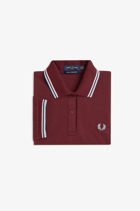 G12 Twin Tipped Maroon / White - Polo