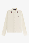G2169 Button-Through Rib Ecru - Polo