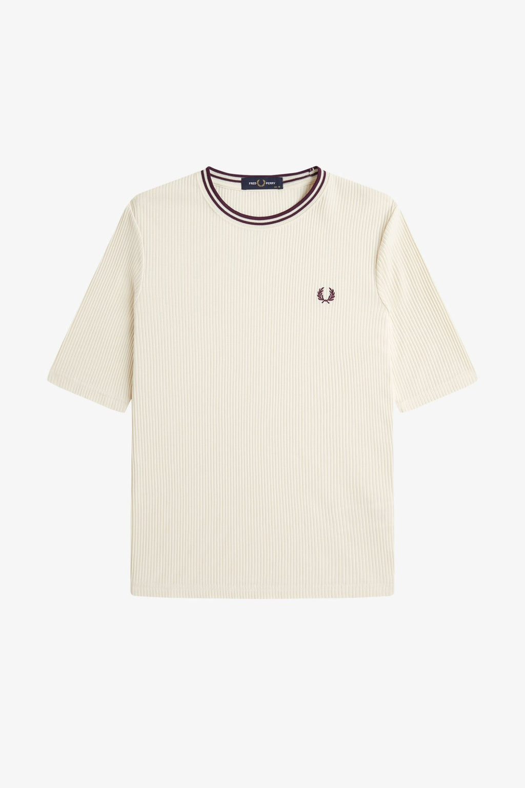 G3165 Ribbed Ecru - T-Shirt