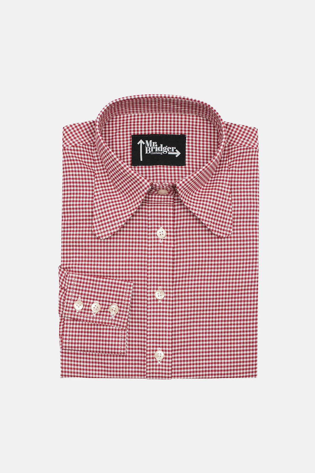 Gingham 'Mead' Red - Shirt