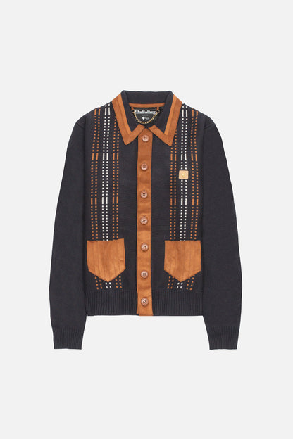 Cardinal Midnight Navy - Yardi Cardi Knit