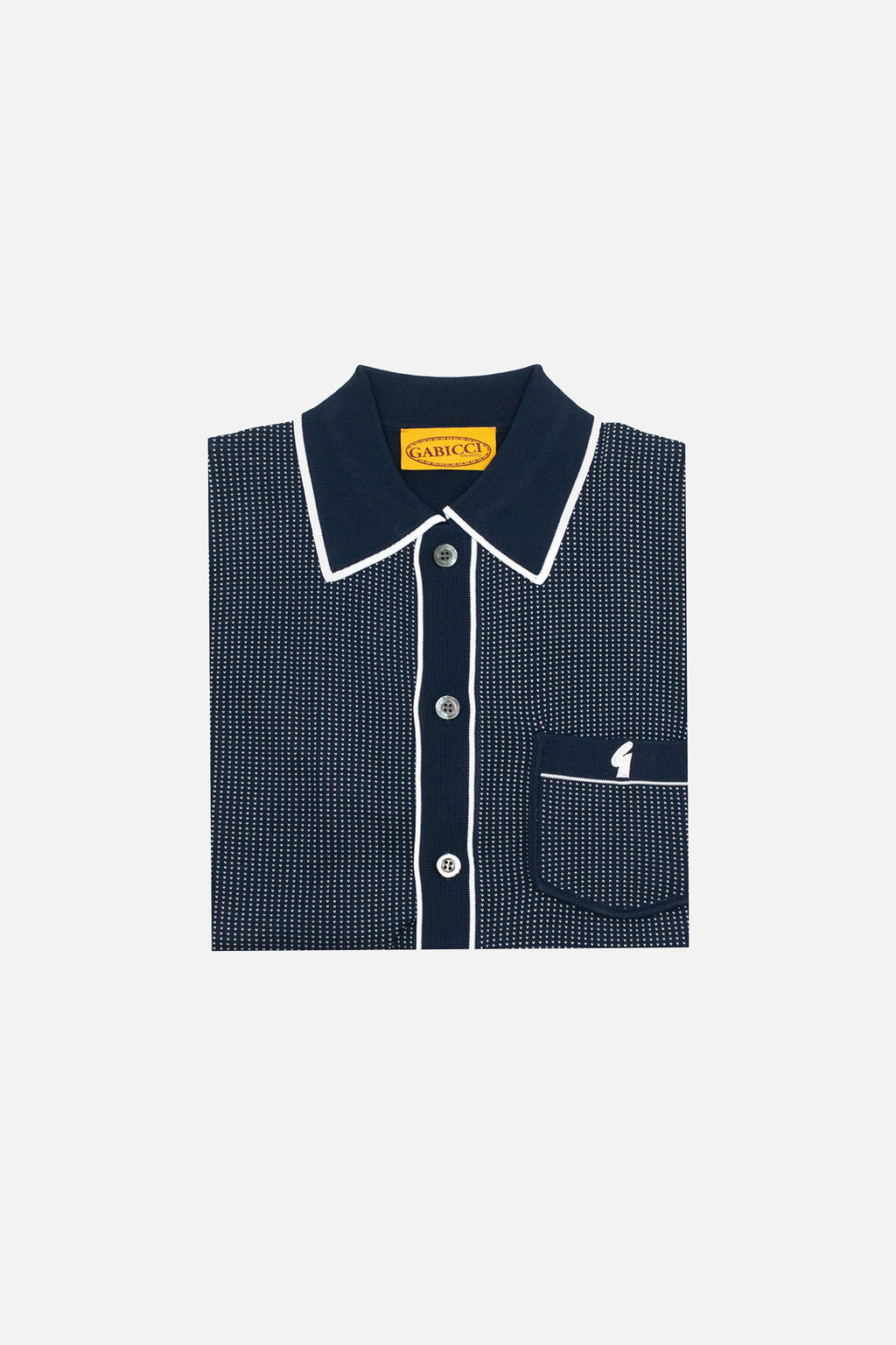 Archive Di Lello Navy - Polo Knit