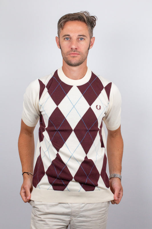 K1319 Argyle Knit - T-shirt