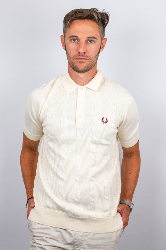 K1313 Textured Cable Knit - Polo