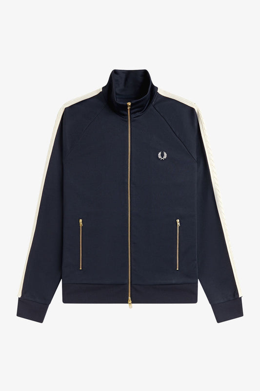 J2331 Cable Taped Navy - Track Jacket