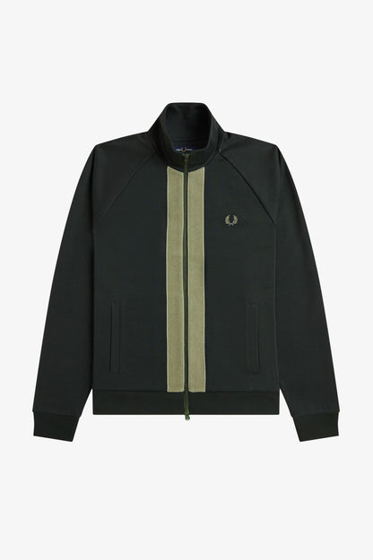 J9051 Chenille Tape Night Green - Track Jacket