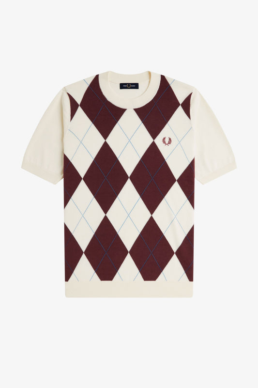 K1319 Argyle Knit - T-shirt