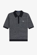 K2130 Textured Black - Knitted Shirt