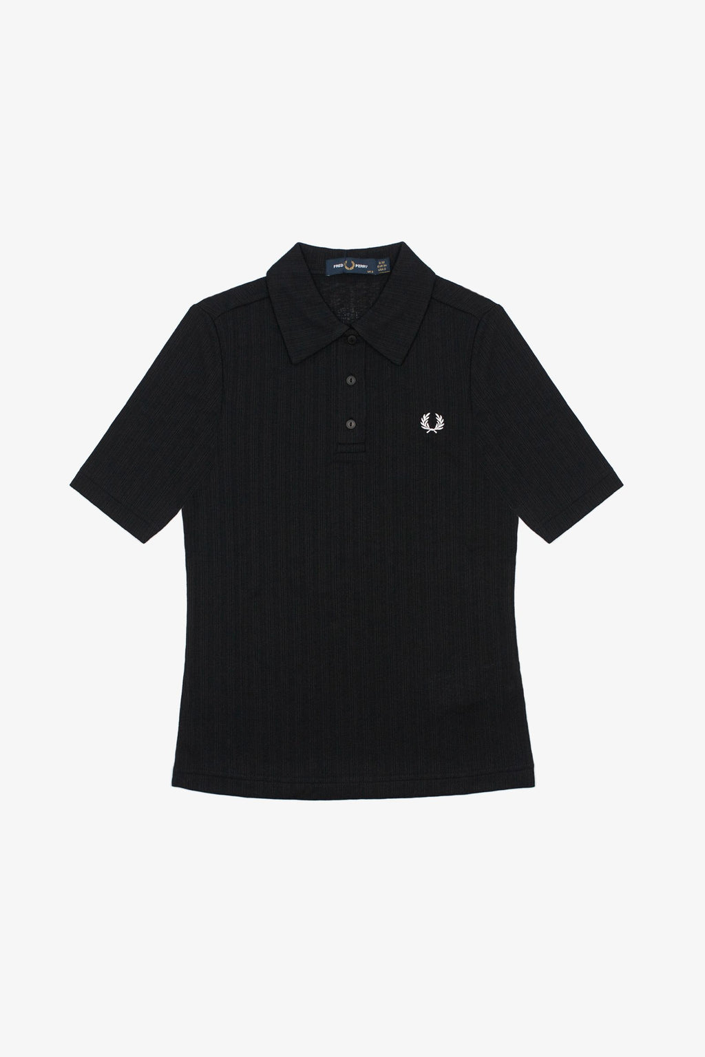 G2168 Sheer Rib Black - Polo