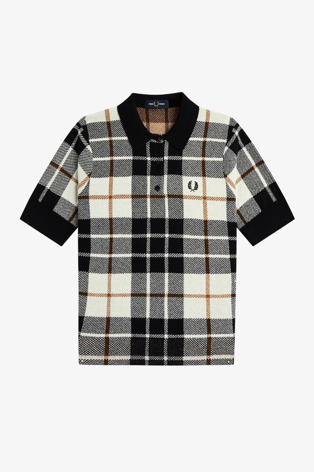 K3157 Bouclé Tartan - Knitted Shirt