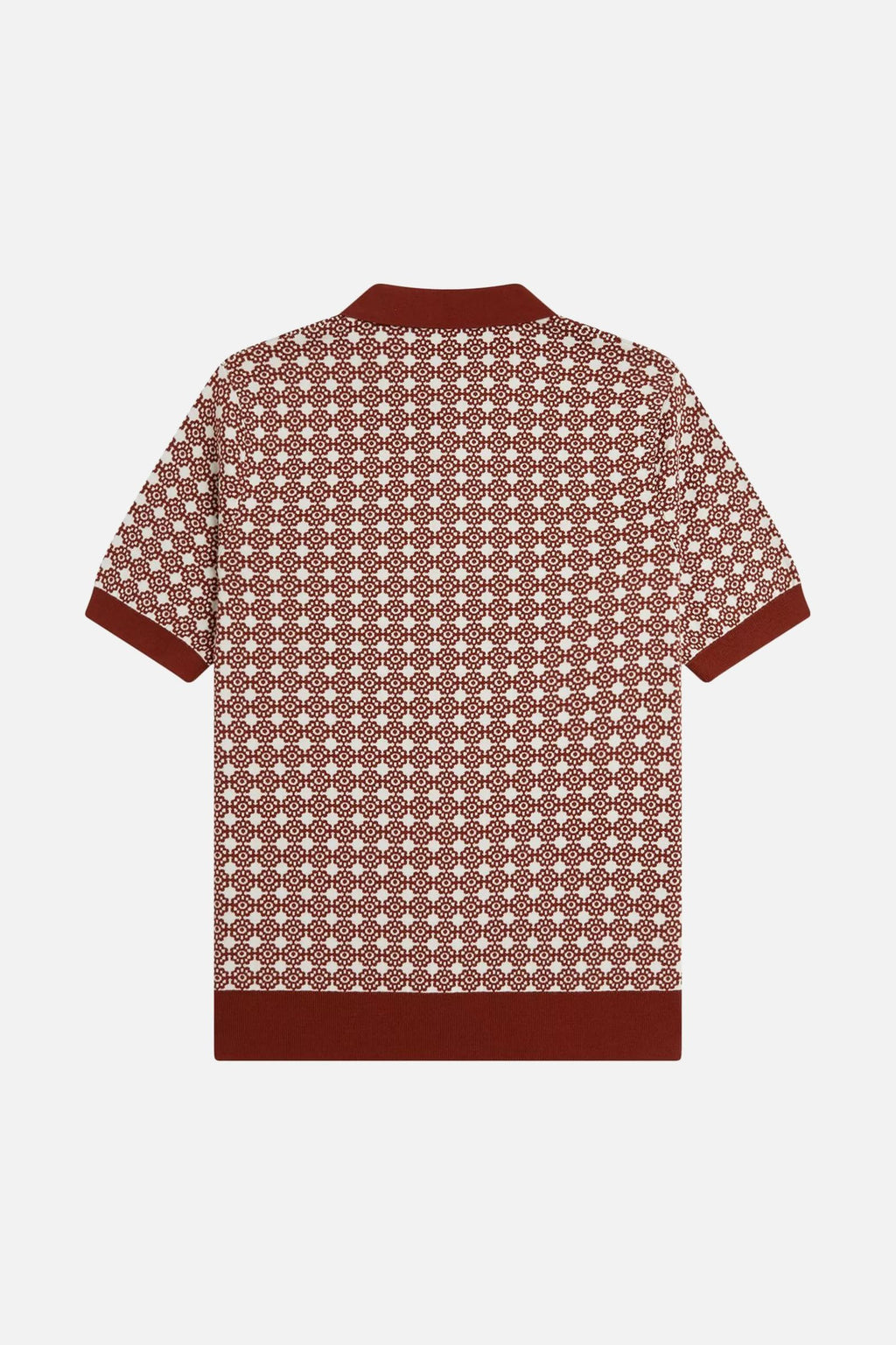 K3305 Floral Jacquard Brandy - Polo