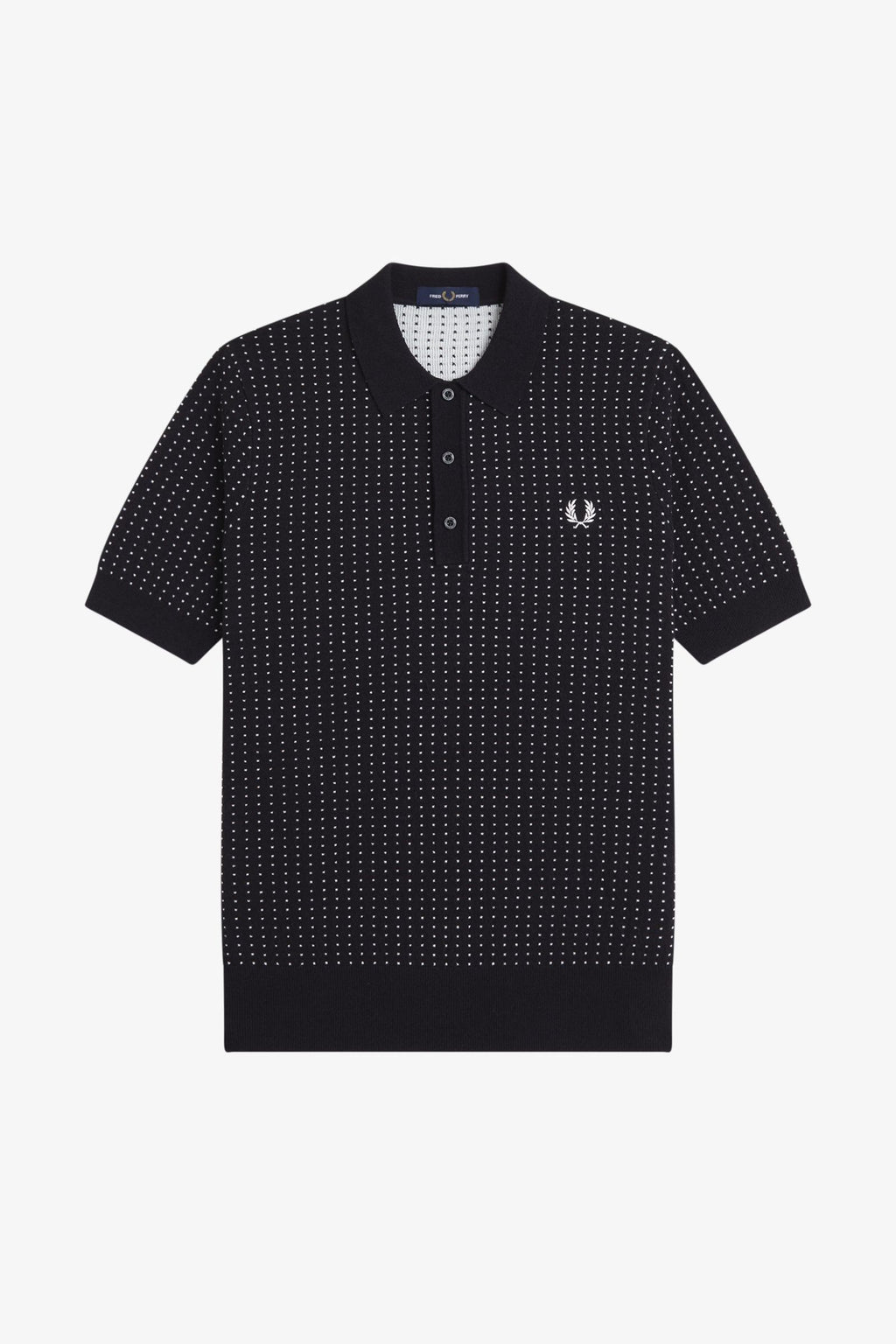 K3307 Boucle Dot Black - Polo