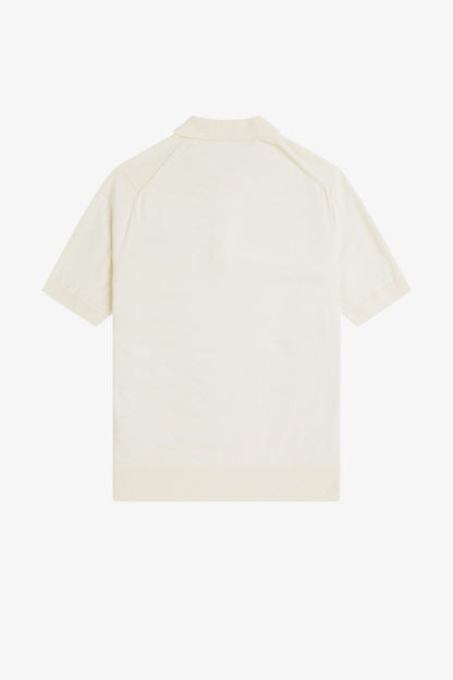 K9725 Cotton Ecru - Knitted Polo