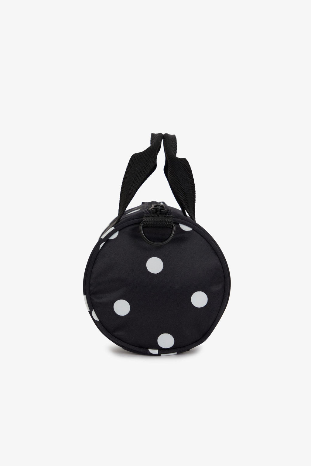 L3346 Amy Winehouse Polka Dot Black - Mini Barrel Bag