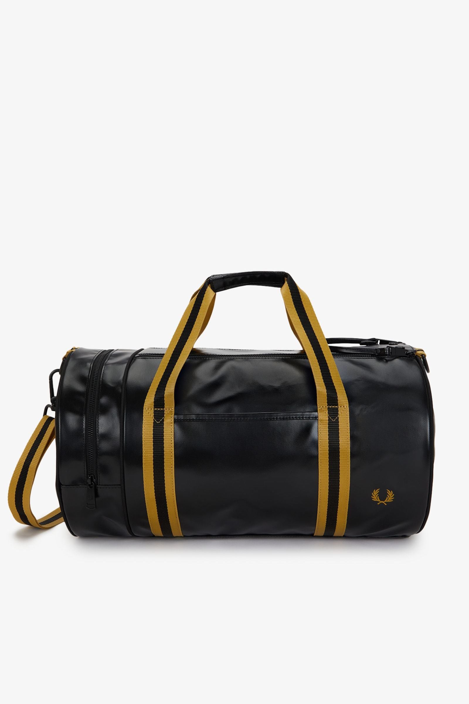 L3352 Black & Gold Classic - Barrel Bag