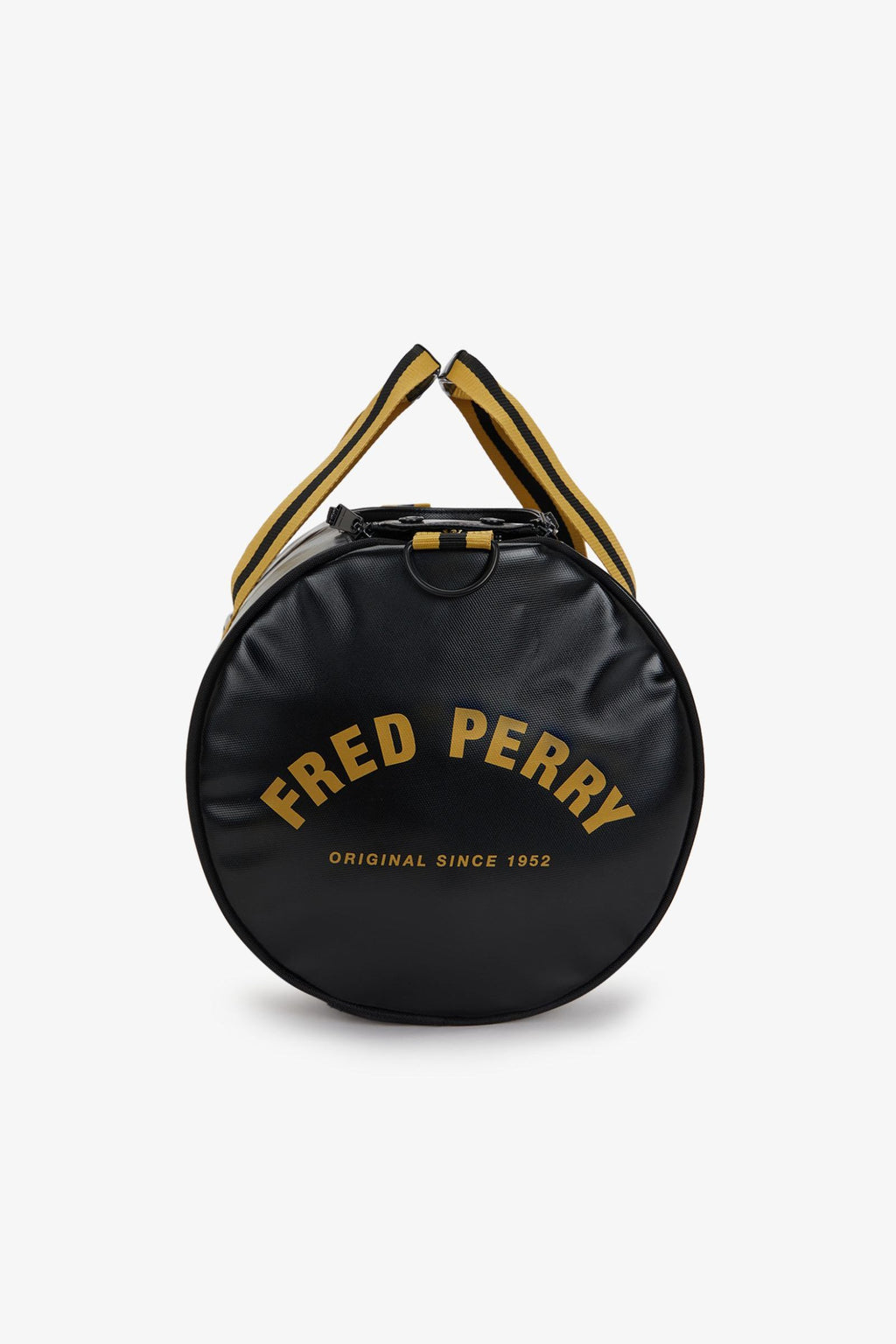 L3352 Black & Gold Classic - Barrel Bag