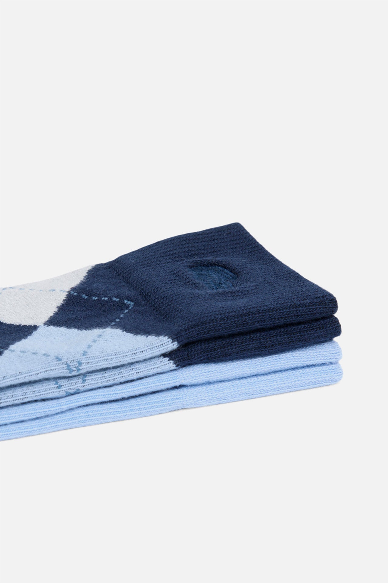 2-Pack Jacquard Navy SY5 - Socks