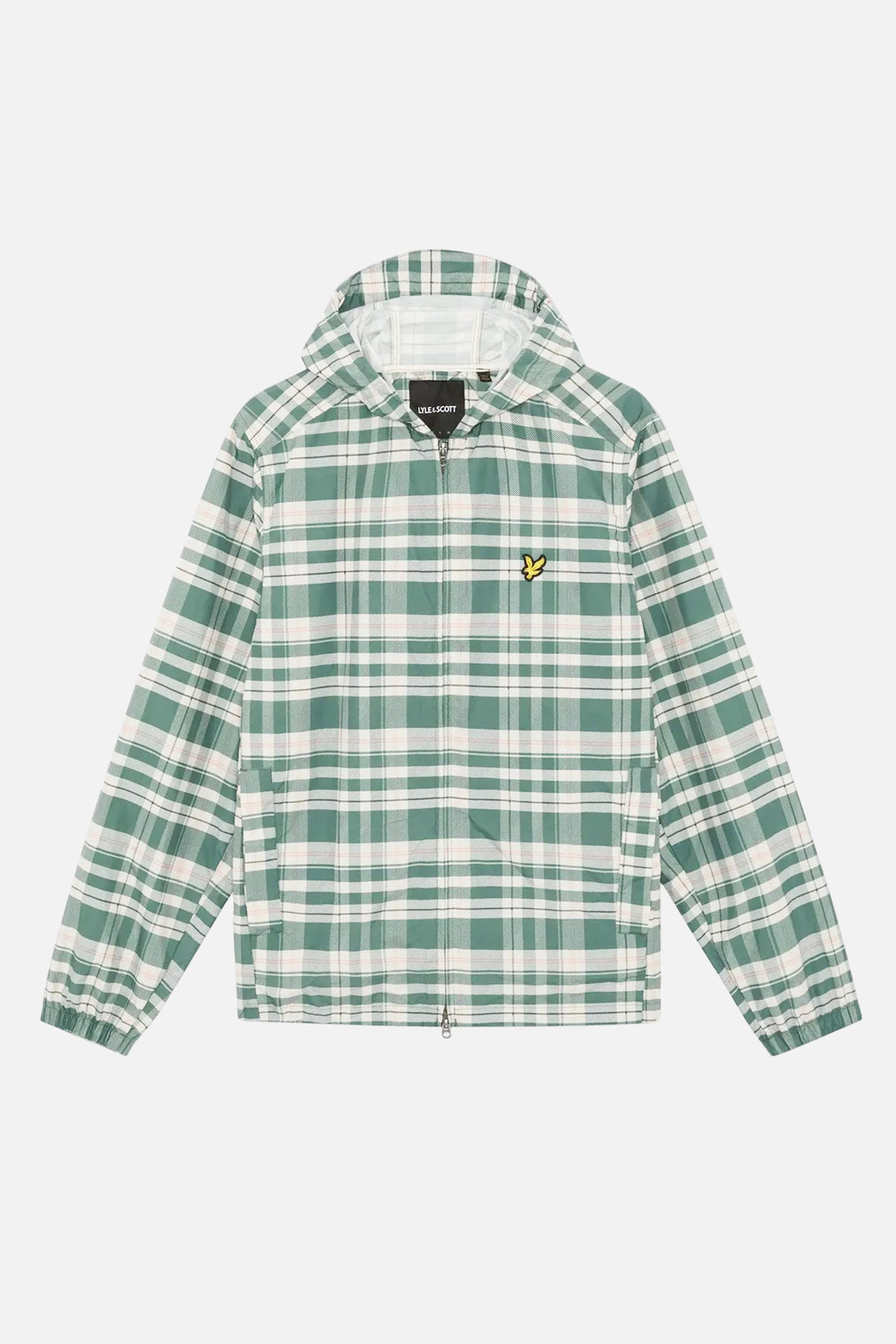 Tartan Hooded Zip Through Everglade - Jacket