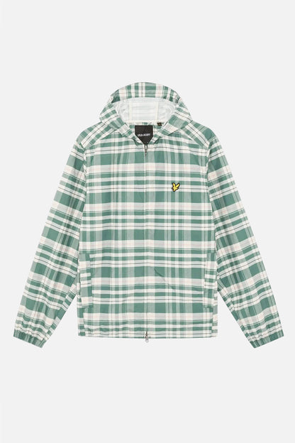Tartan Hooded Zip Through Everglade - Jacket