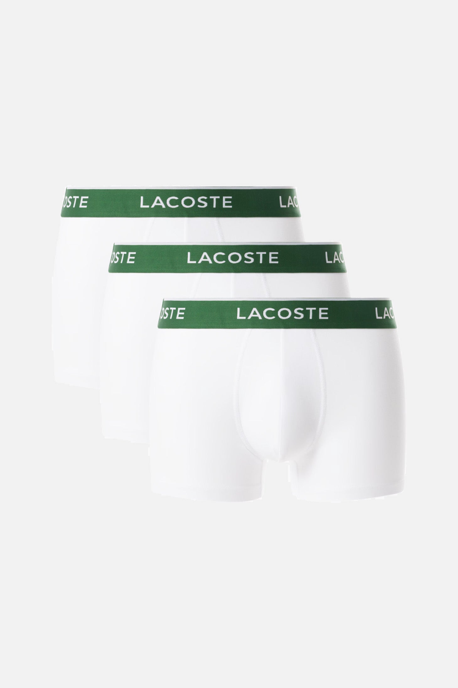 3-Pack Stretch Cotton White - Trunks