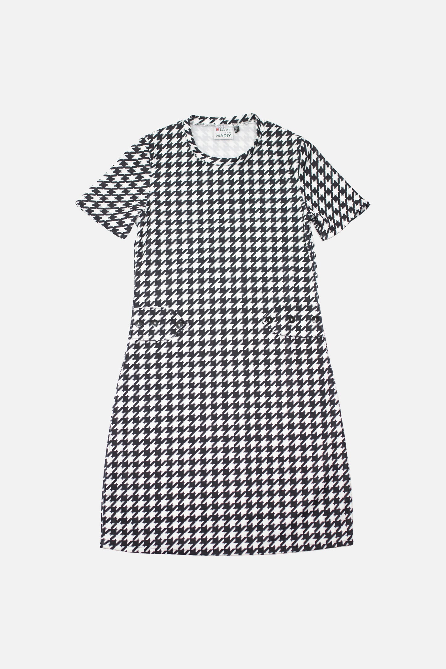 Houndstooth Pocket Detail - Dress