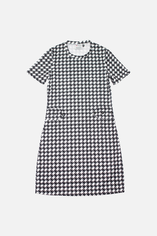 Houndstooth Pocket Detail - Dress