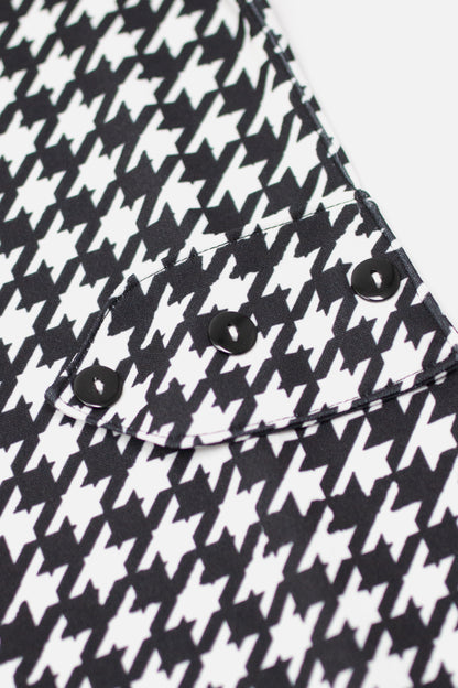 Houndstooth Pocket Detail - Dress